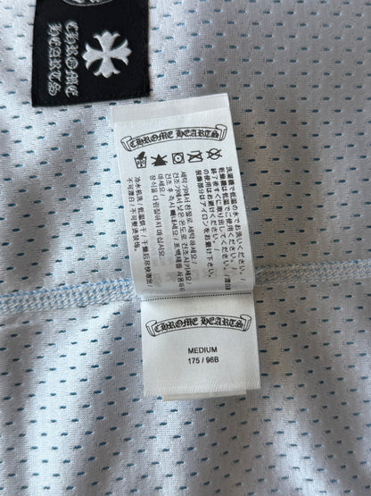 Chrome Hearts Blue & White Logo Reversible Mesh Jersey