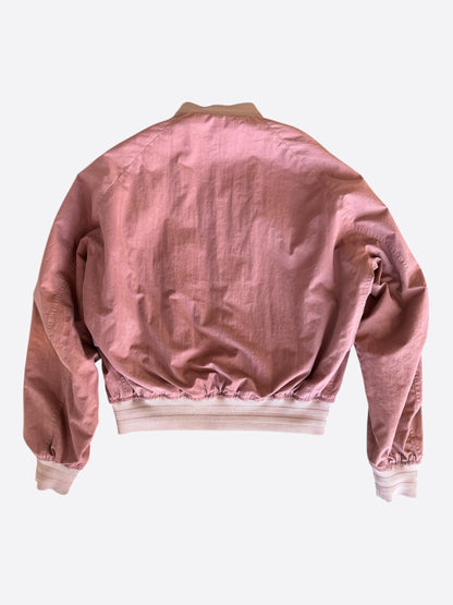 Dior Burgundy Oblique Reversible Bomber Jacket