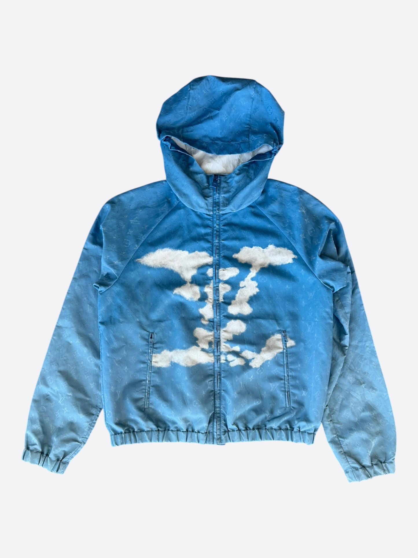 Louis Vuitton Blue Cloud Monogram Windbreaker
