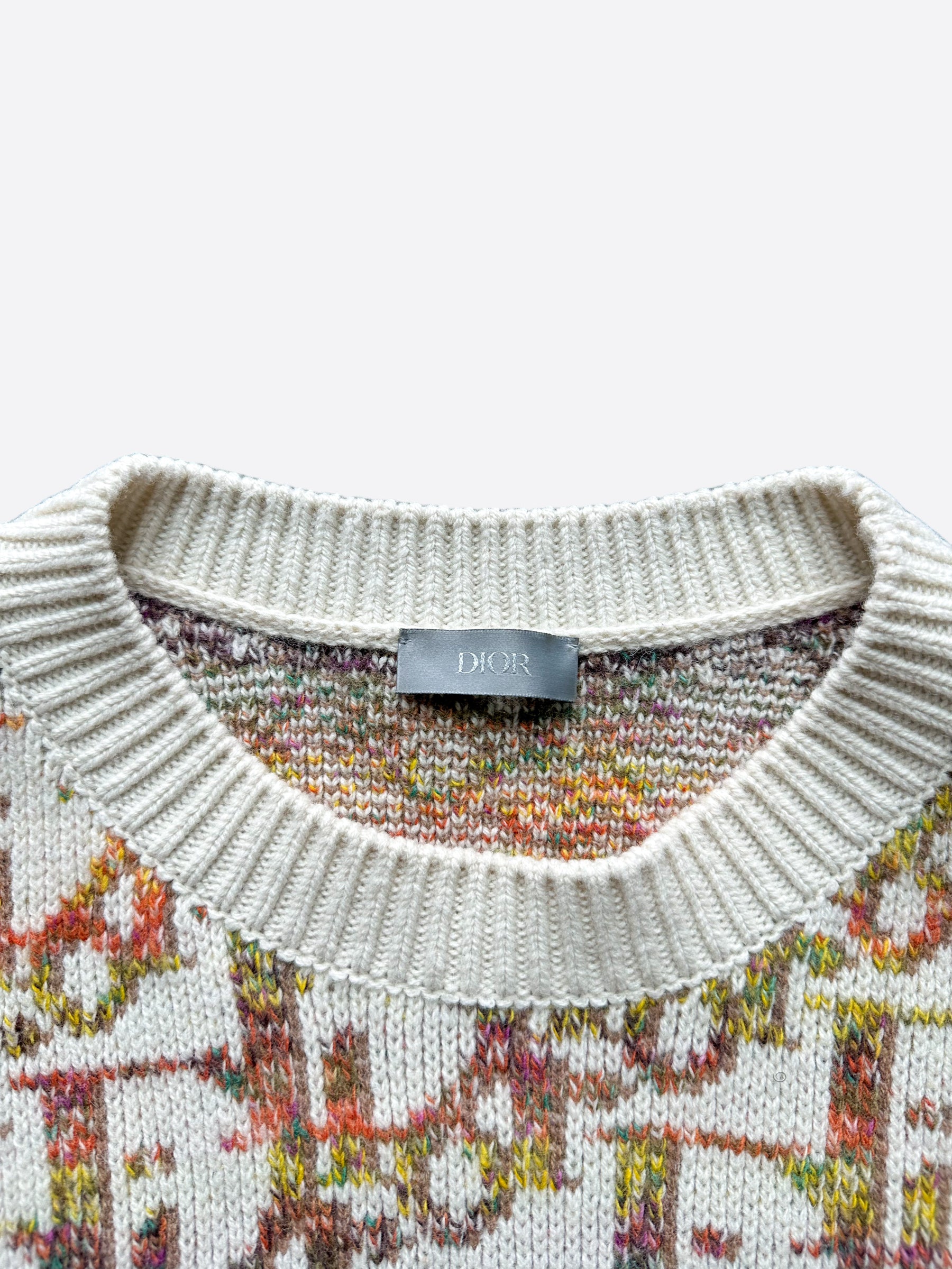 Dior Blue & Purple Oblique Knit Sweater – Savonches