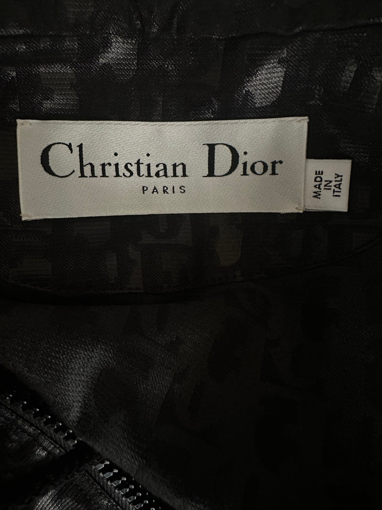 Dior Black Oblique Oversized Women's Anorak