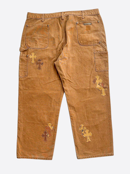 Chrome Hearts Carhartt Tan Sex Records Cross Patch Carpenter Jeans