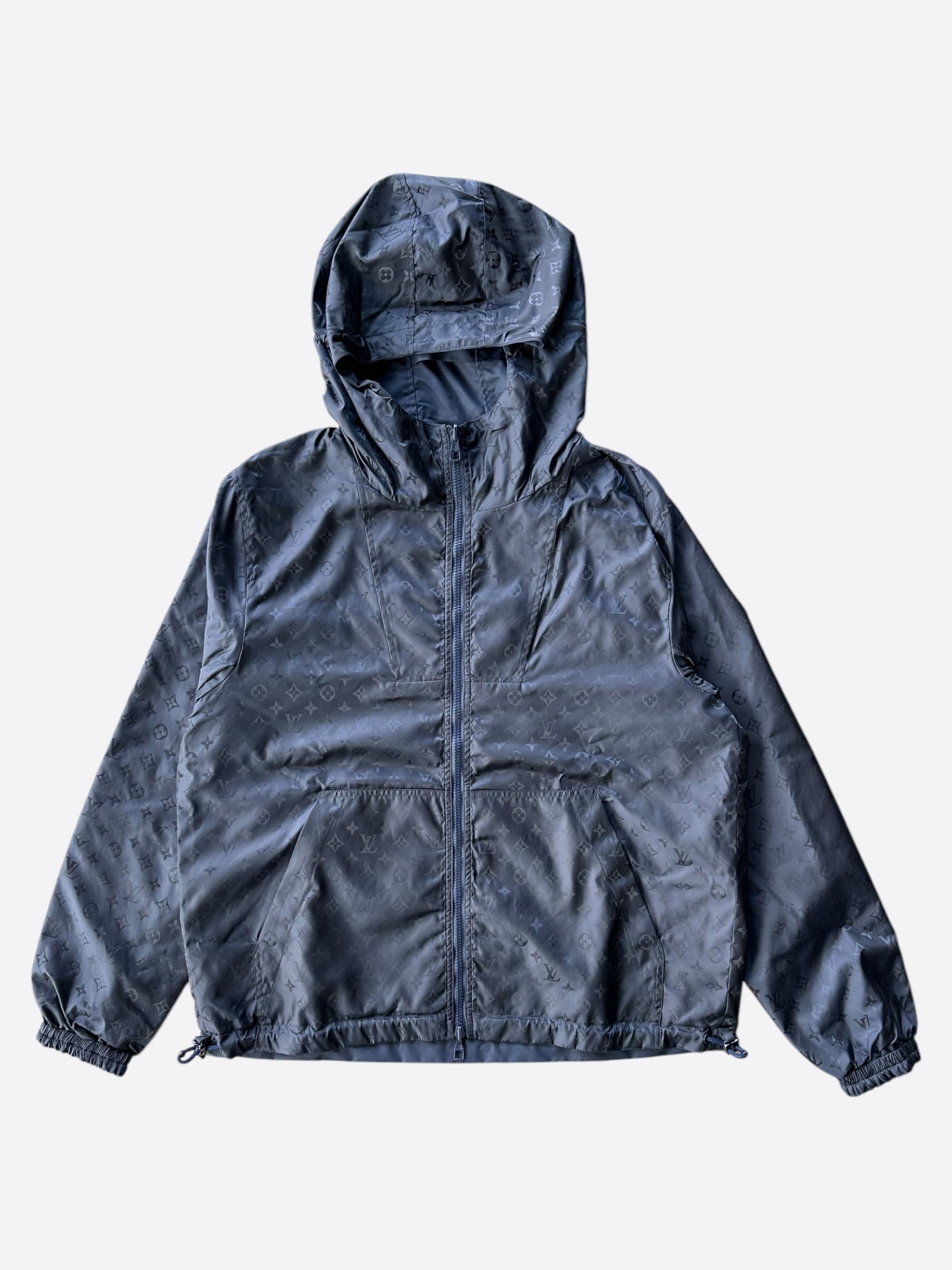 Louis Vuitton Navy Monogram Reversible Windbreaker
