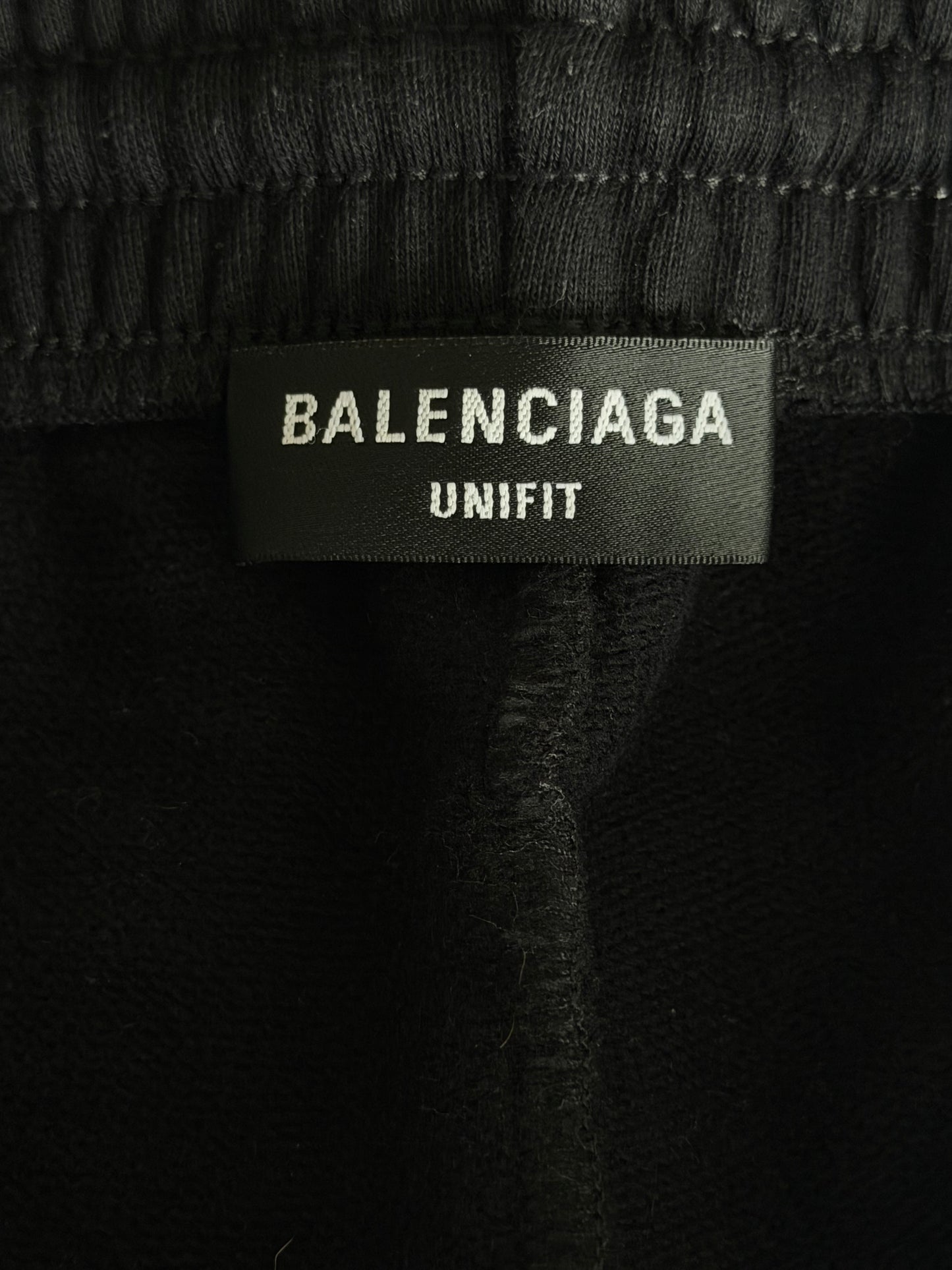 Balenciaga Black & White 3B Sports Logo Shorts