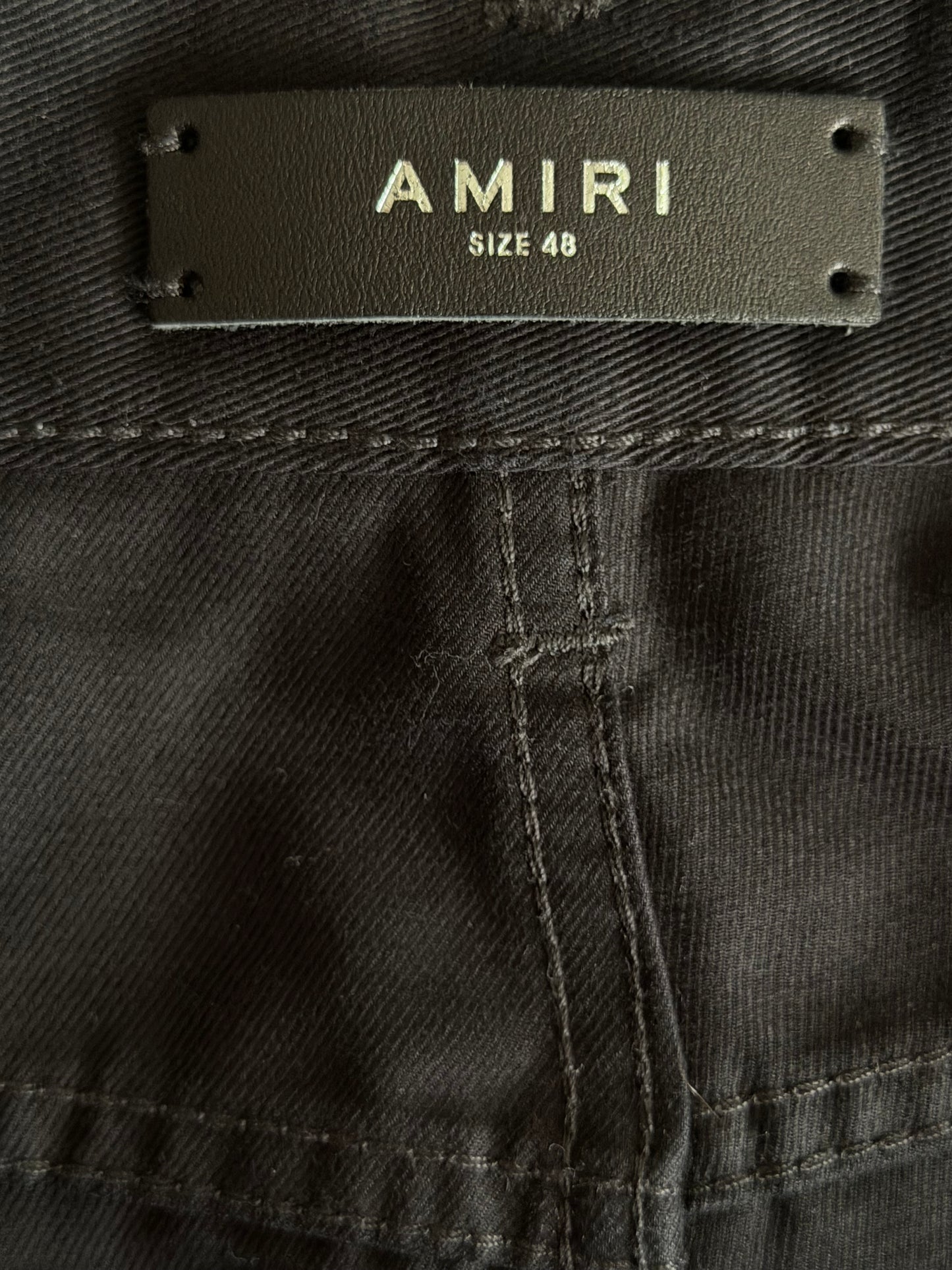 Amiri Black MA Monogram Carpenter Pants
