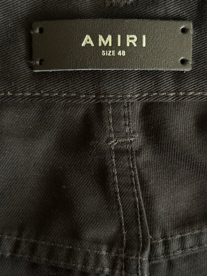 Amiri Black MA Monogram Carpenter Pants