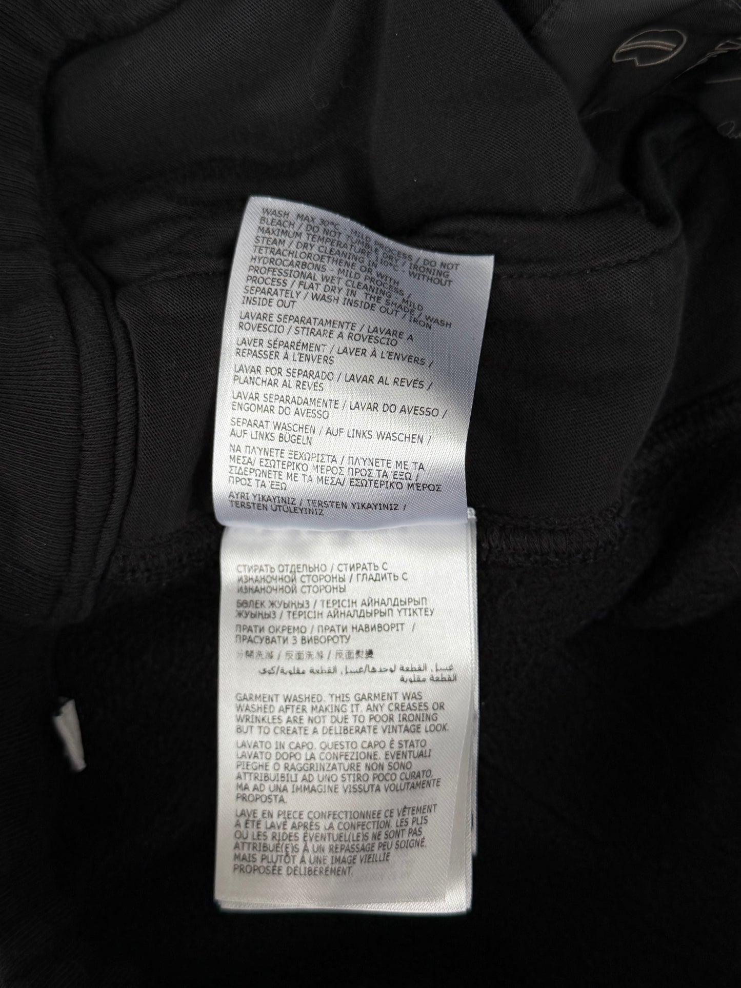 Rick Owens Moncler Black Embroidered Logo Berlin Sweatpants