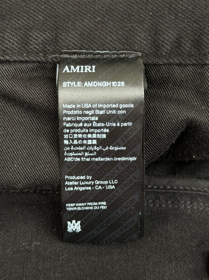 Amiri Black Double Knee Carpenter Pants