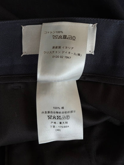 Dior Jordan Navy & White Embroidered Logo Shorts