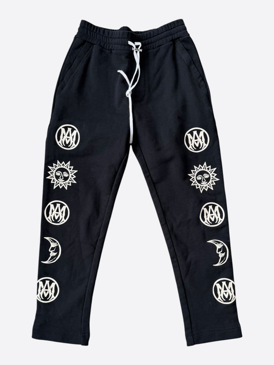 Amiri Black & White Ouija Board Sweatpants