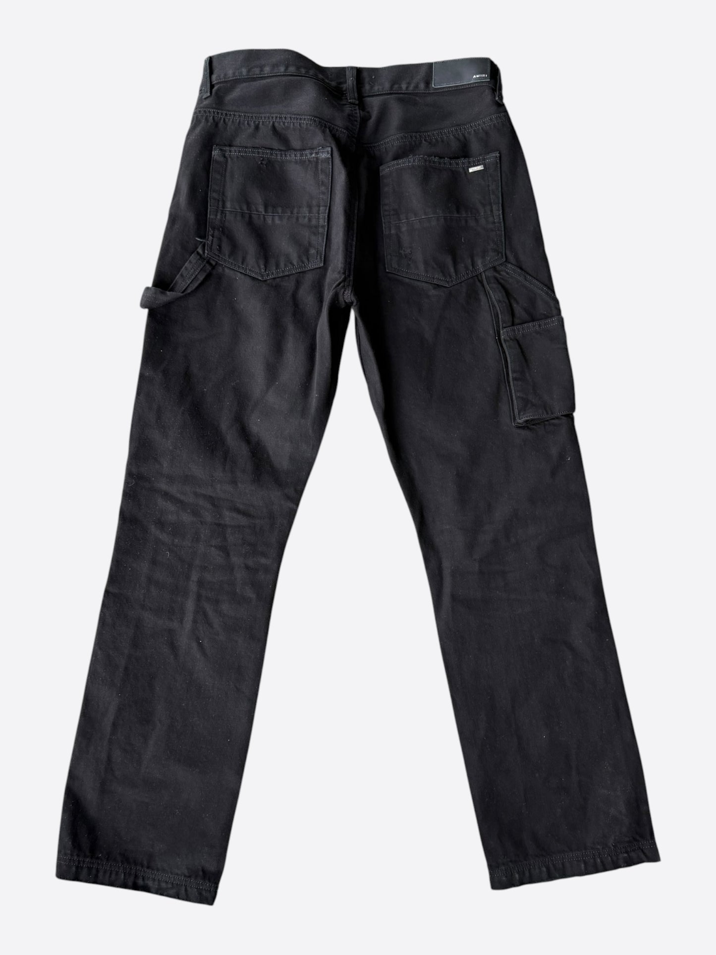 Amiri Black Double Knee Carpenter Pants
