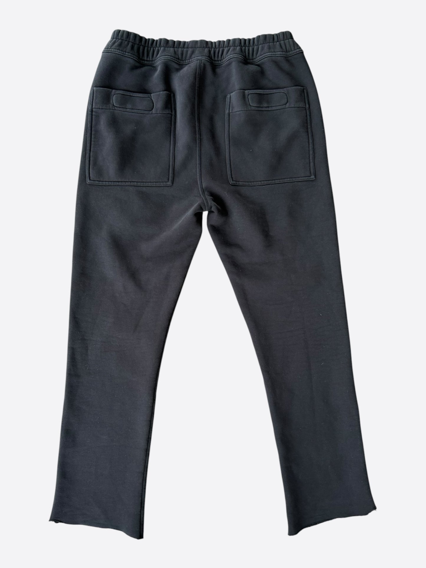 Rick Owens Moncler Black Embroidered Logo Berlin Sweatpants