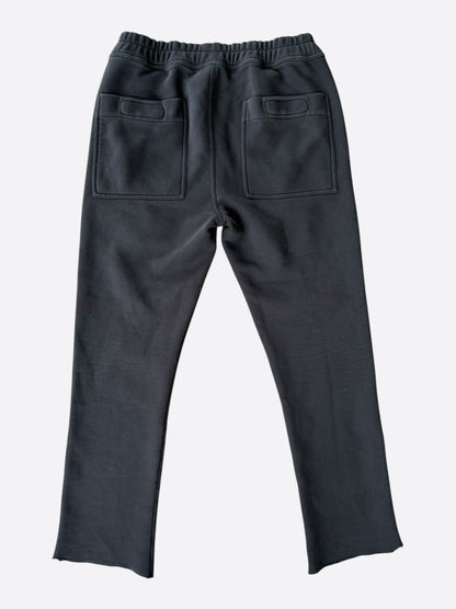 Rick Owens Moncler Black Embroidered Logo Berlin Sweatpants
