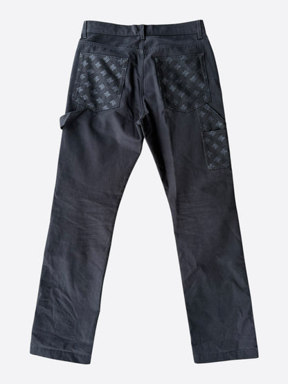 Amiri Black MA Monogram Carpenter Pants