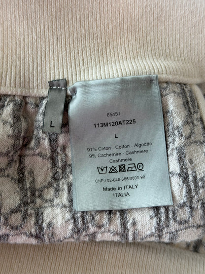 Dior White Oblique Track Pants