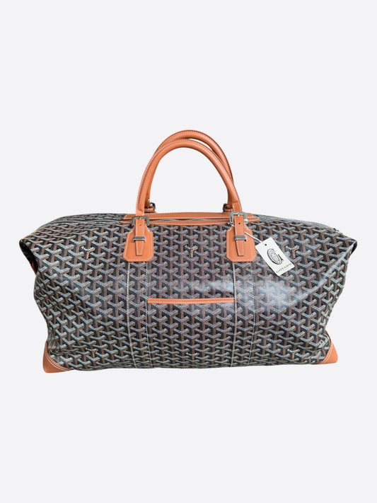 Goyard Black & Brown Boeing 55 Duffel Bag