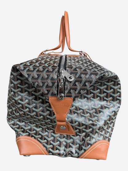 Goyard Black & Brown Boeing 55 Duffel Bag
