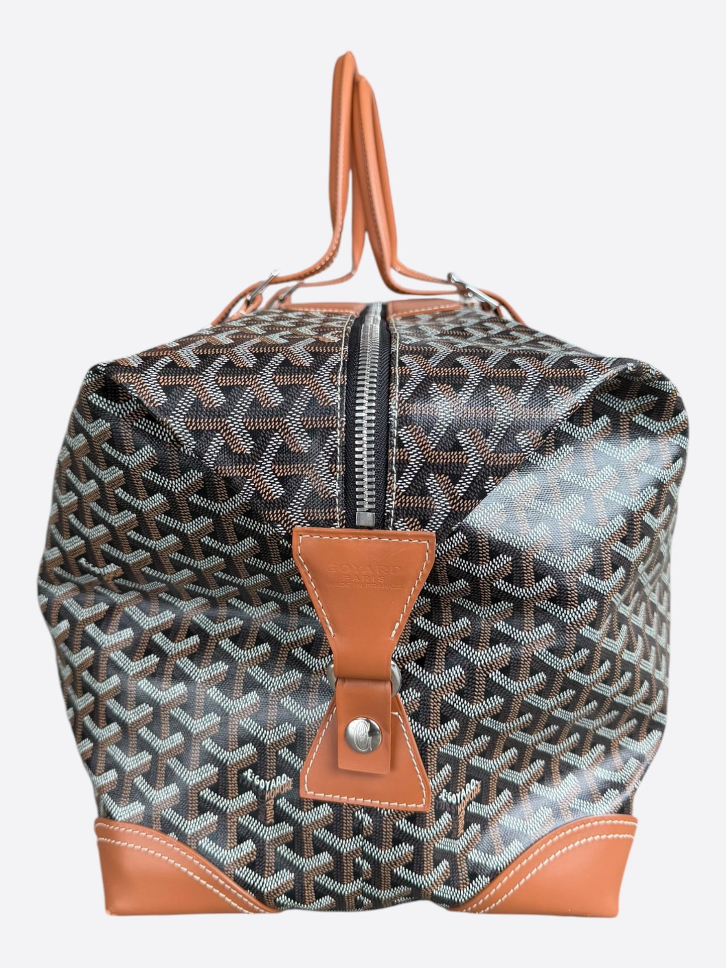 Goyard Black & Brown Boeing 55 Duffel Bag