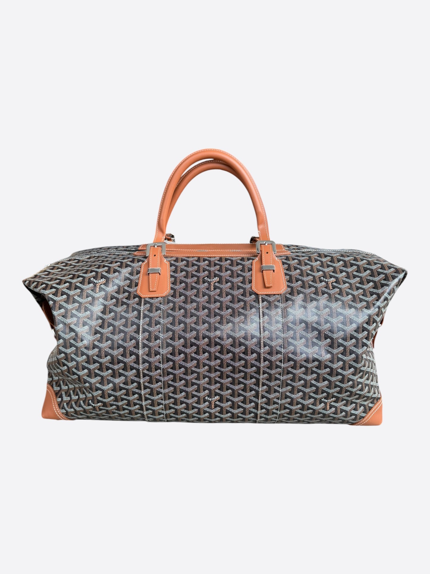 Goyard Black & Brown Boeing 55 Duffel Bag