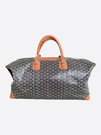 Goyard Black & Brown Boeing 55 Duffel Bag