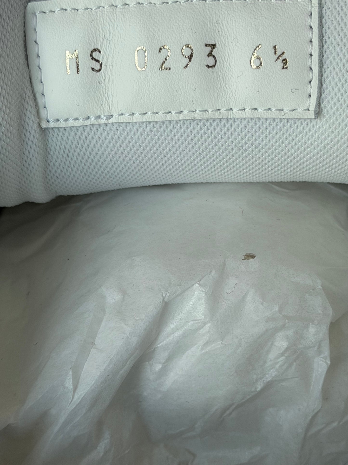 Louis Vuitton Black & White Denim Monogram Trainers