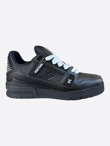 Louis Vuitton Black & White Monogram Trainers