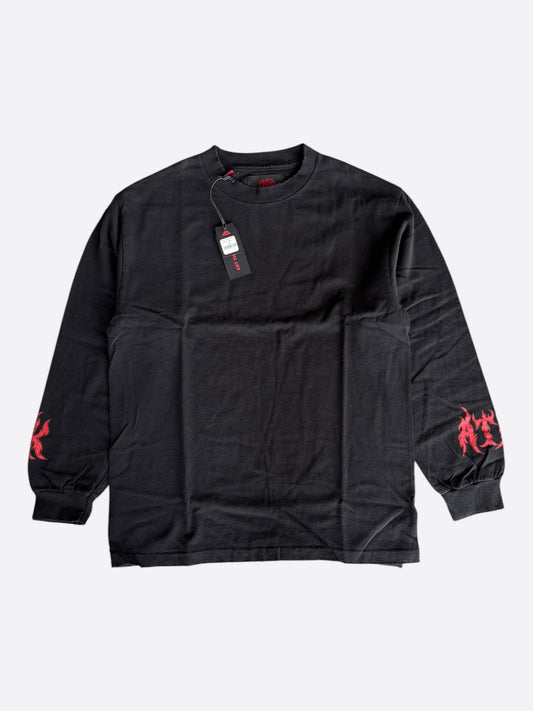Gallery Dept Black & Red Art That Kills Logo Longsleeve T-Shirt
