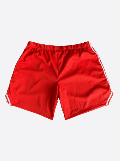 Gallery Dept Red & White Logo Venice Court Shorts