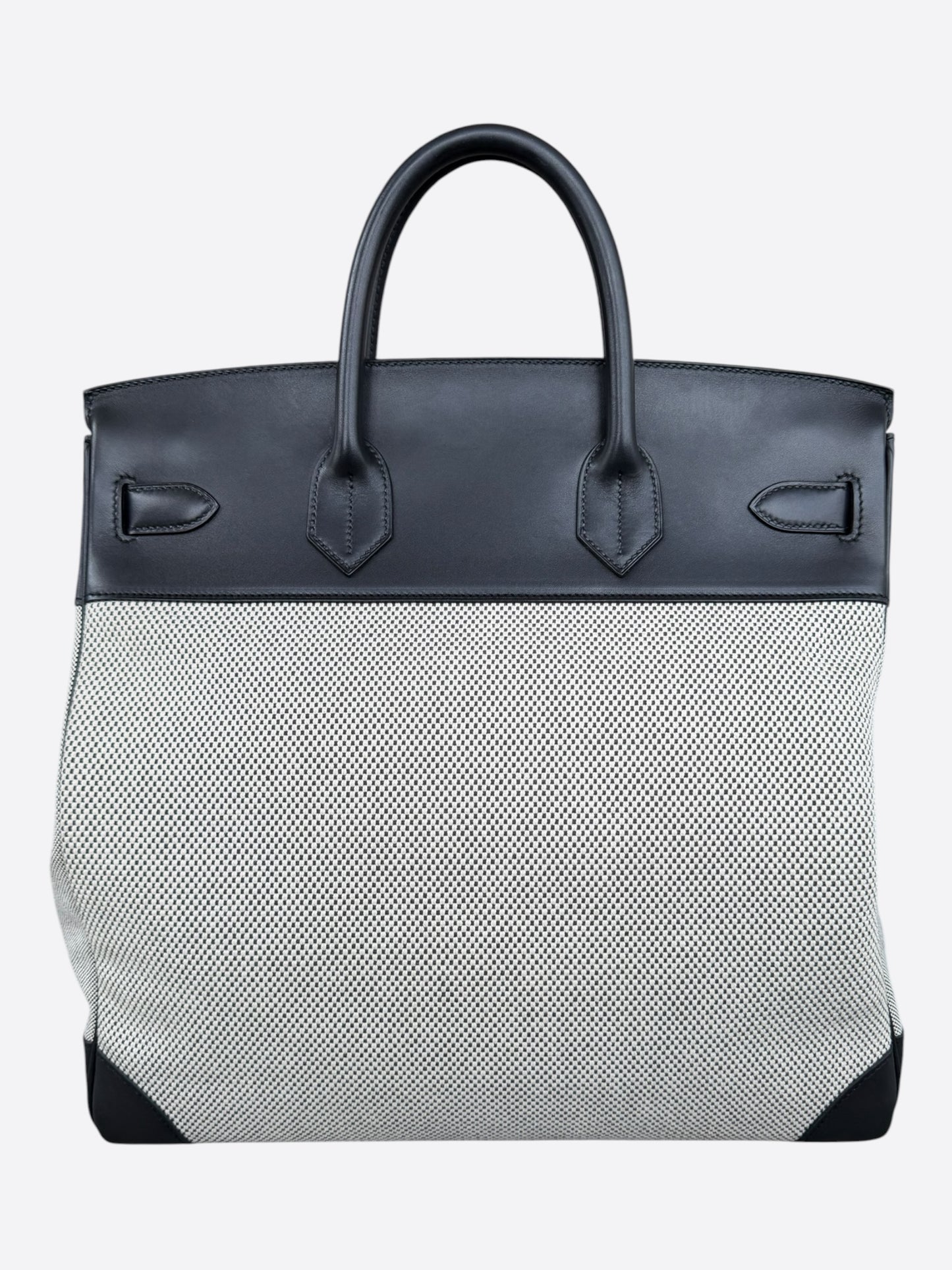 Hermes Black Swift & Canvas HAC Birkin 40
