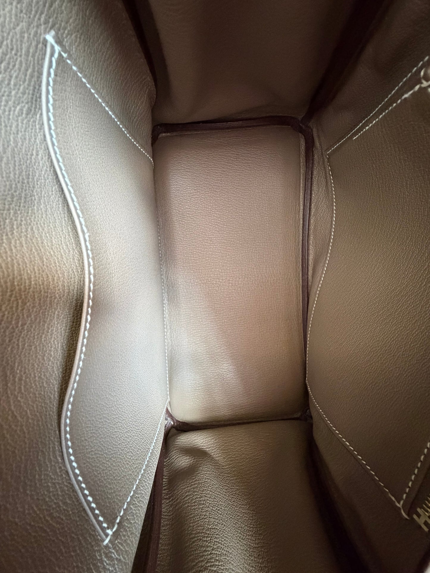 Hermes Etoupe Togo & Gold Hardware Birkin 25