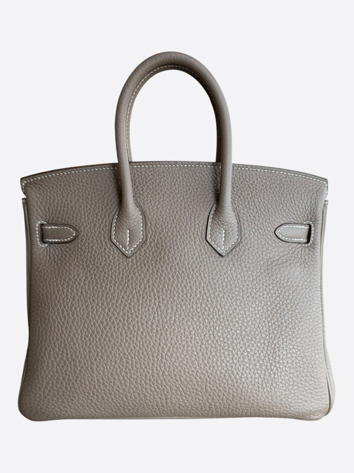 Hermes Etoupe Togo & Gold Hardware Birkin 25