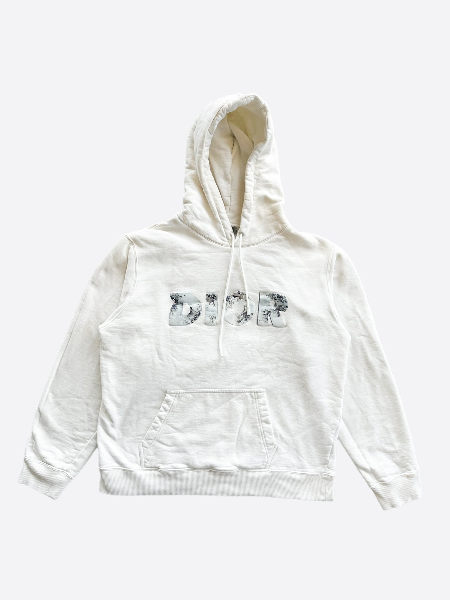 Dior Daniel Arsham White Logo Hoodie