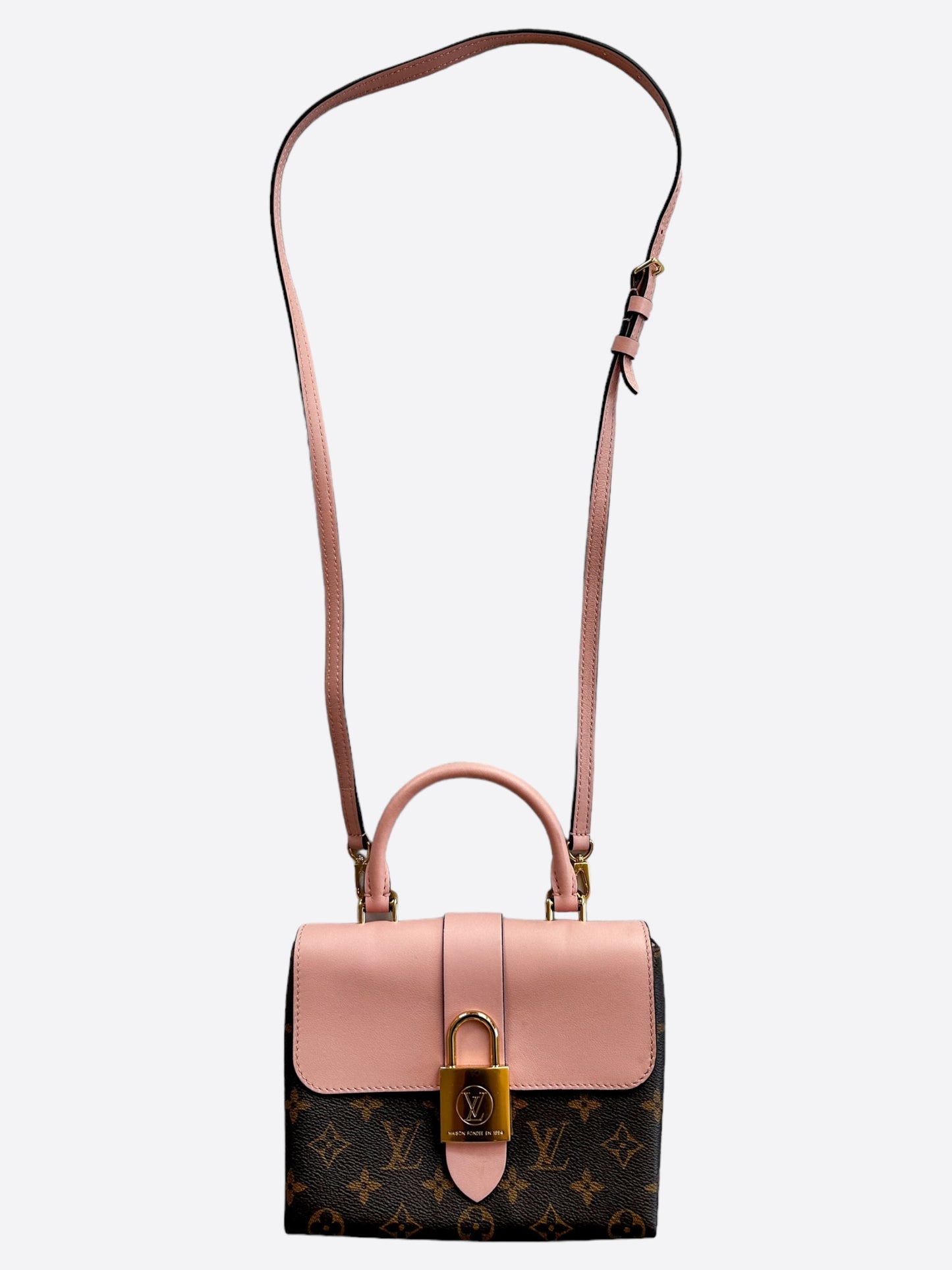 Louis Vuitton Brown & Pink Monogram Locky BB