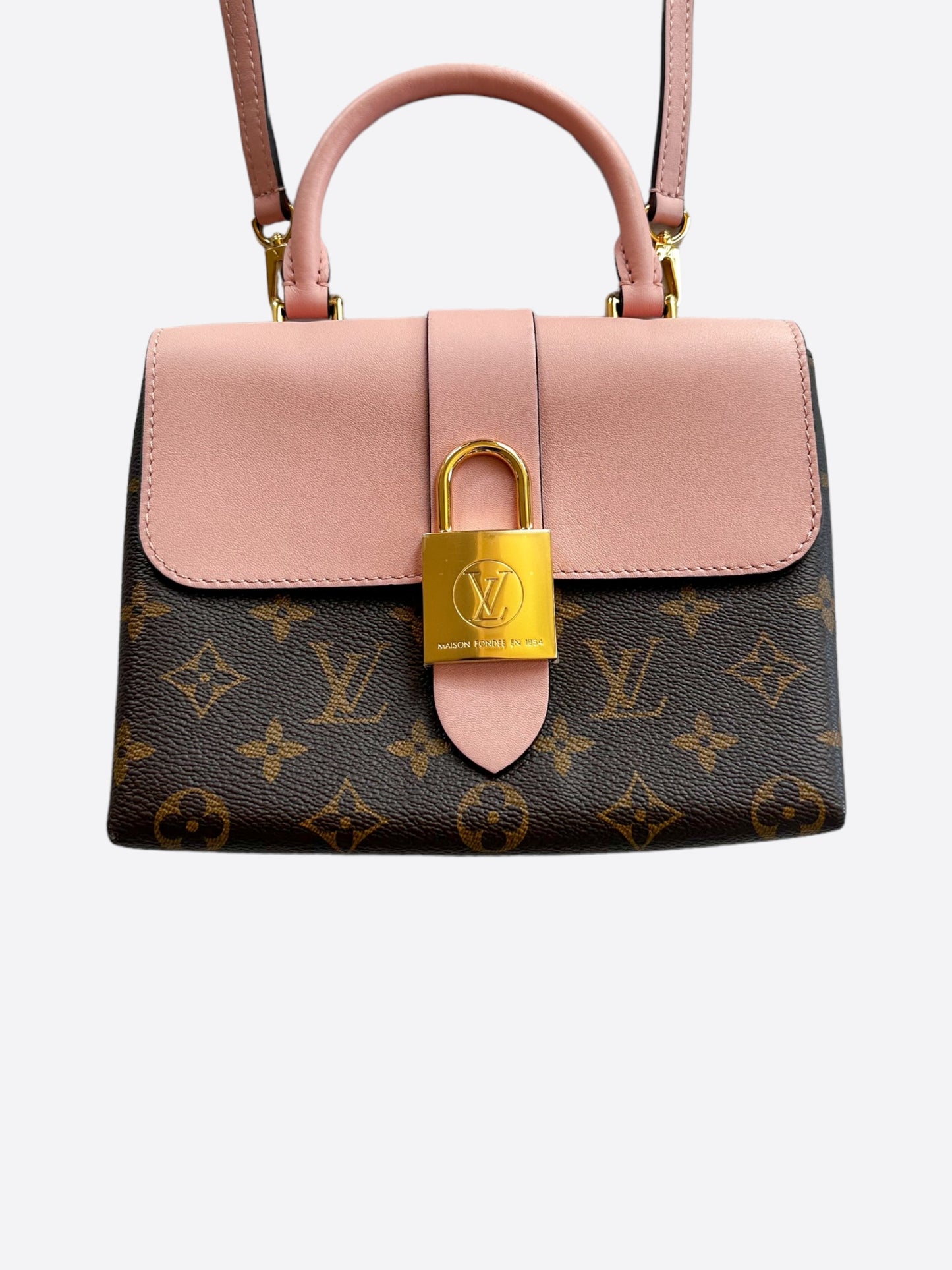 Louis Vuitton Brown & Pink Monogram Locky BB