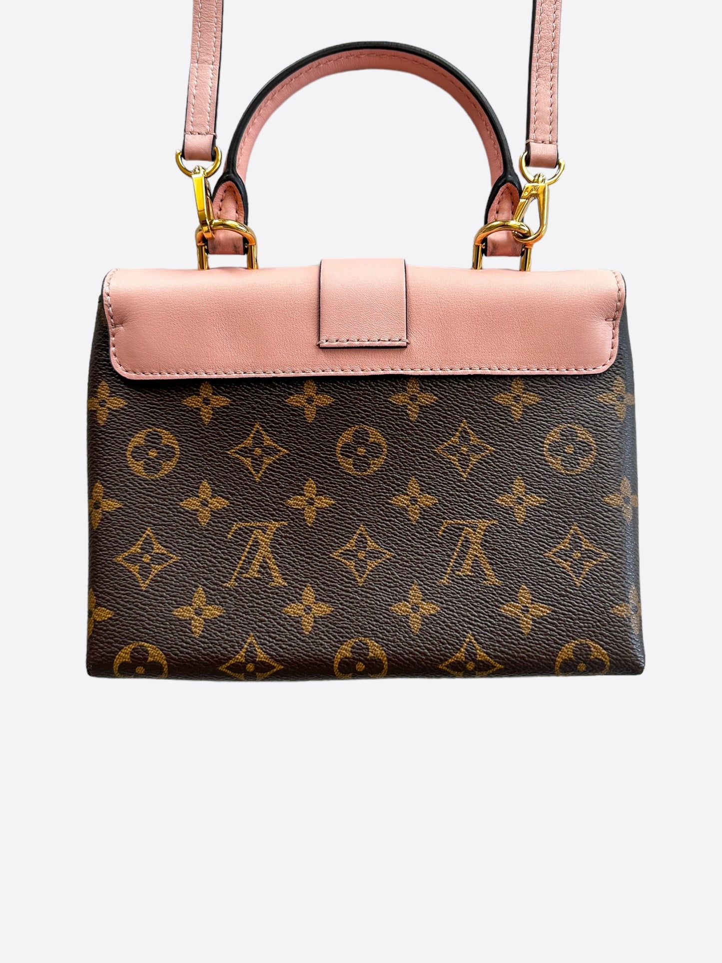 Louis Vuitton Brown & Pink Monogram Locky BB