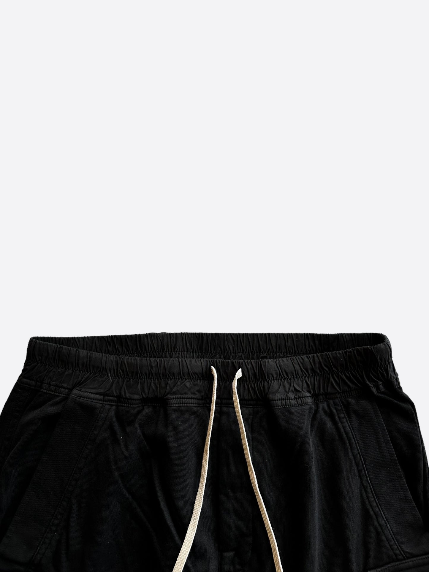 Rick Owens Black Mastodon Cargo Pants