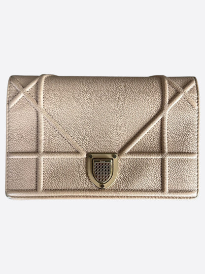 Dior Pink Leather Medium Bag