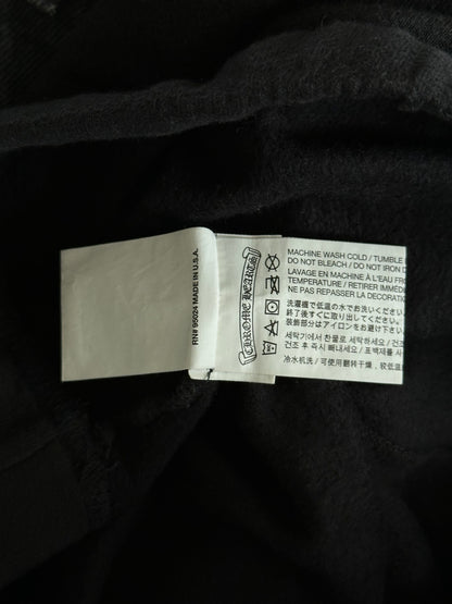 Chrome Hearts Black & Yellow Script Sweatpants