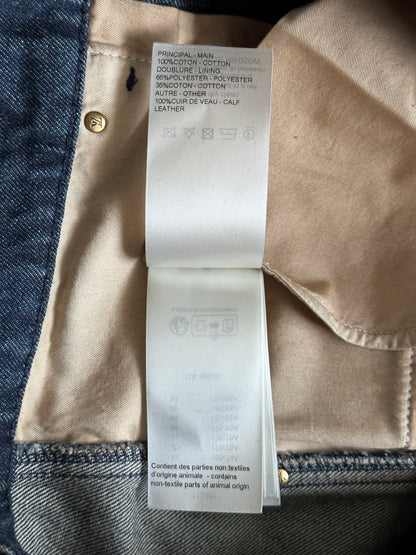 Louis Vuitton Blue Monogram Carpenter Denim Shorts