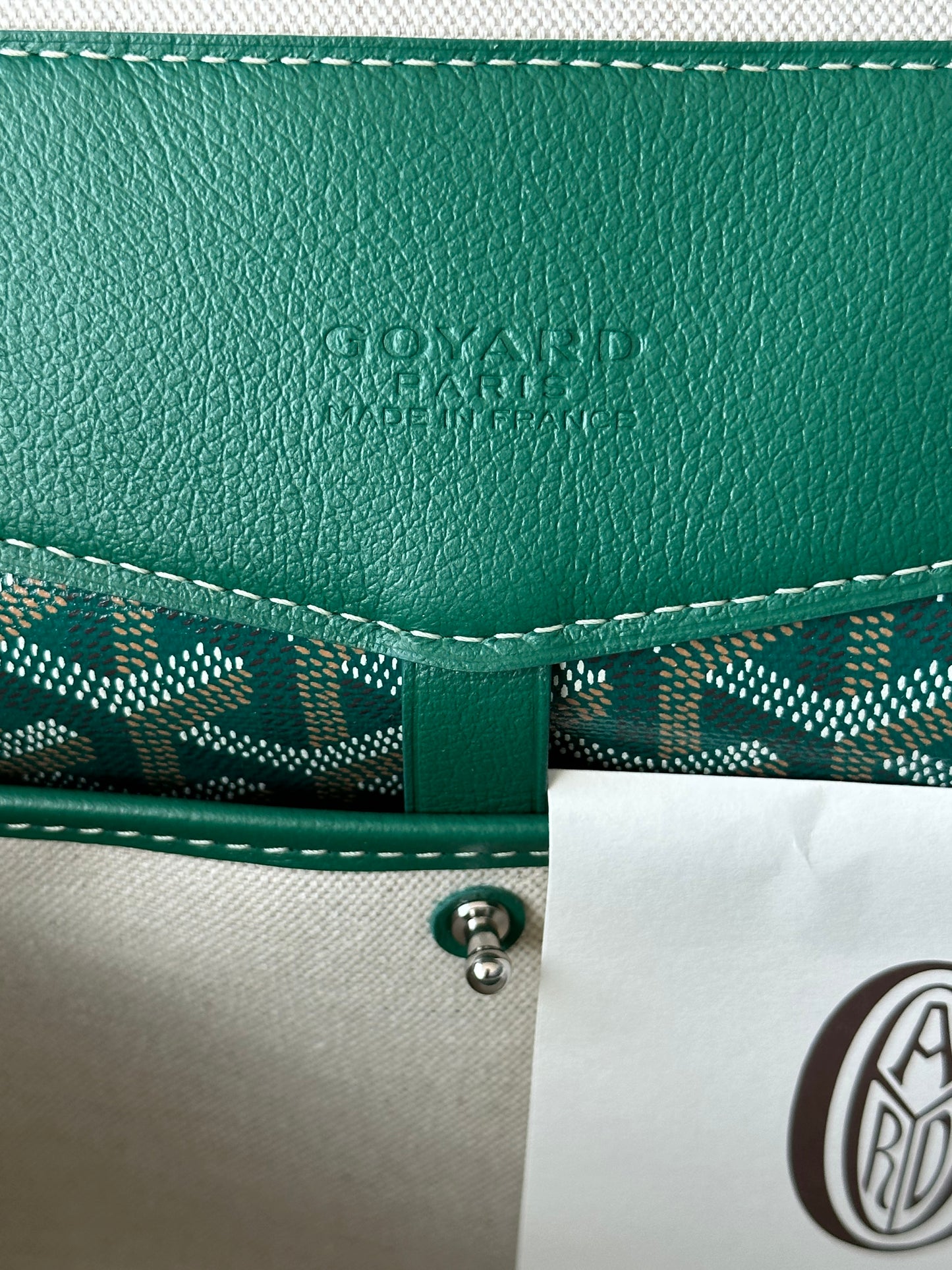 Goyard Green Cisalpin Backpack