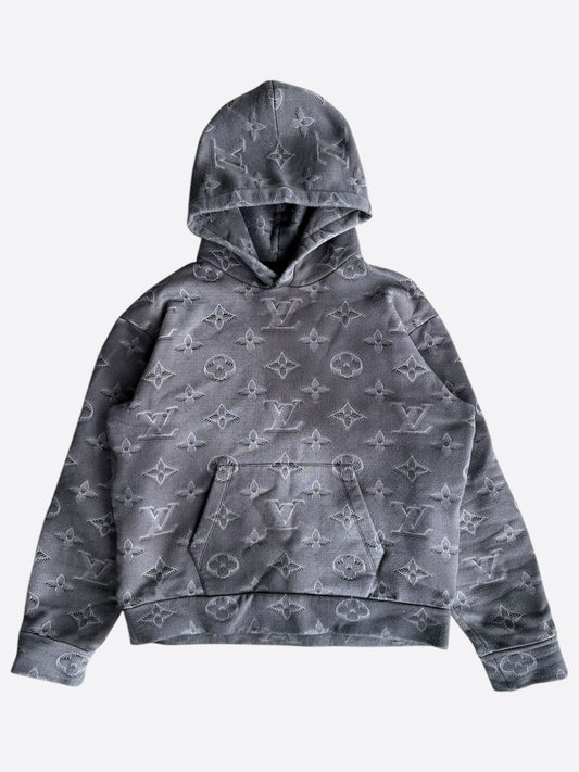 Louis Vuitton Grey 2054 Monogram Hoodie