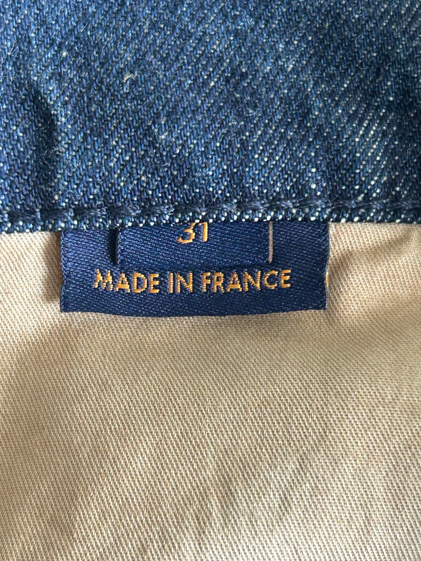 Louis Vuitton Blue Monogram Carpenter Denim Shorts