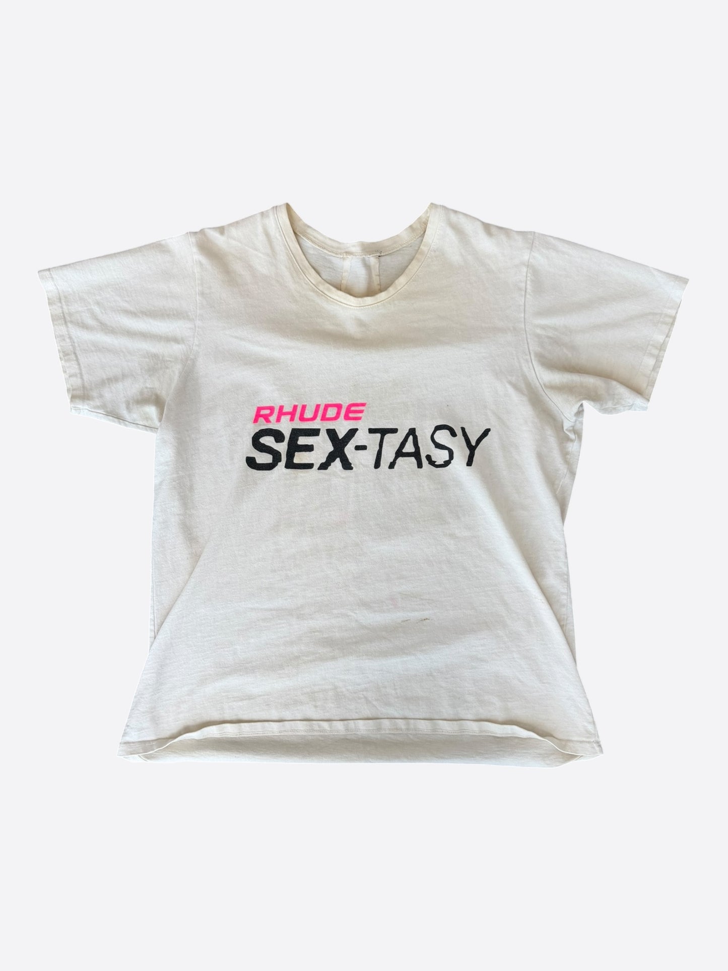 Rhude White & Multicolor Sextasy Graphic T-Shirt