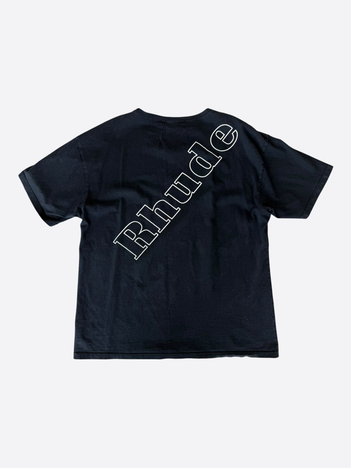 Rhude Black & White Horse Graphic T-Shirt