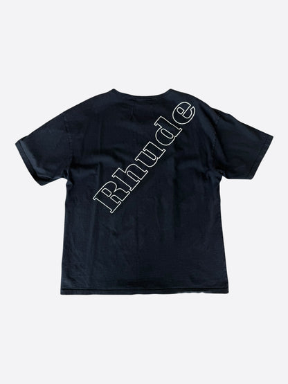 Rhude Black & White Horse Graphic T-Shirt