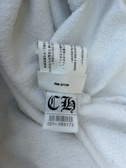 Chrome Hearts White & Black Embroidered Patch Hoodie