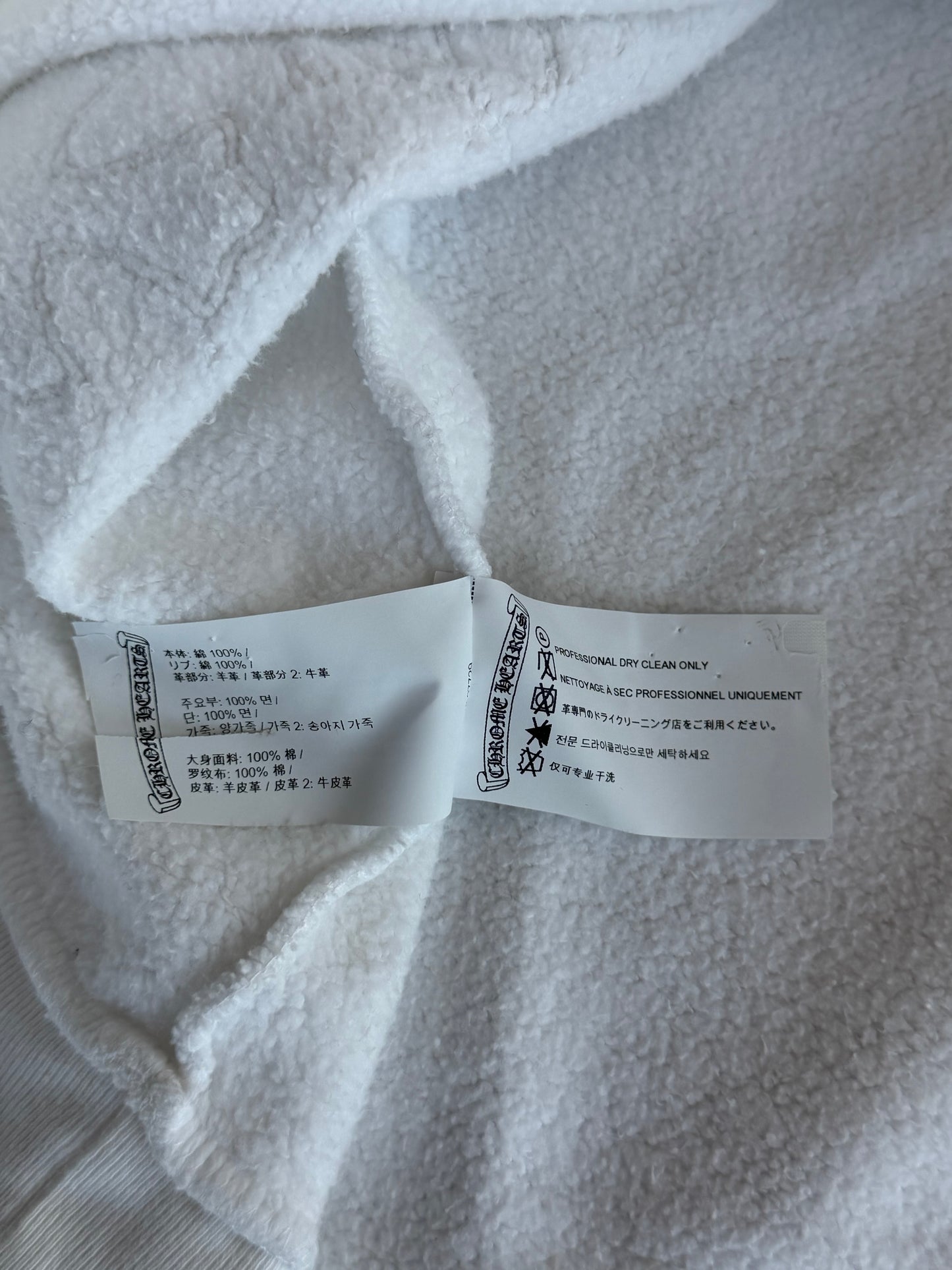 Chrome Hearts White Cross Patch Sweater