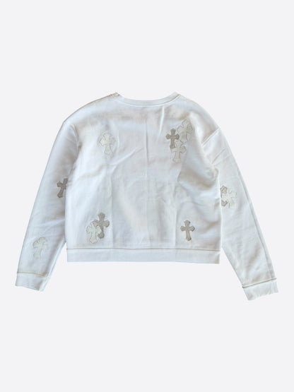 Chrome Hearts White Cross Patch Sweater