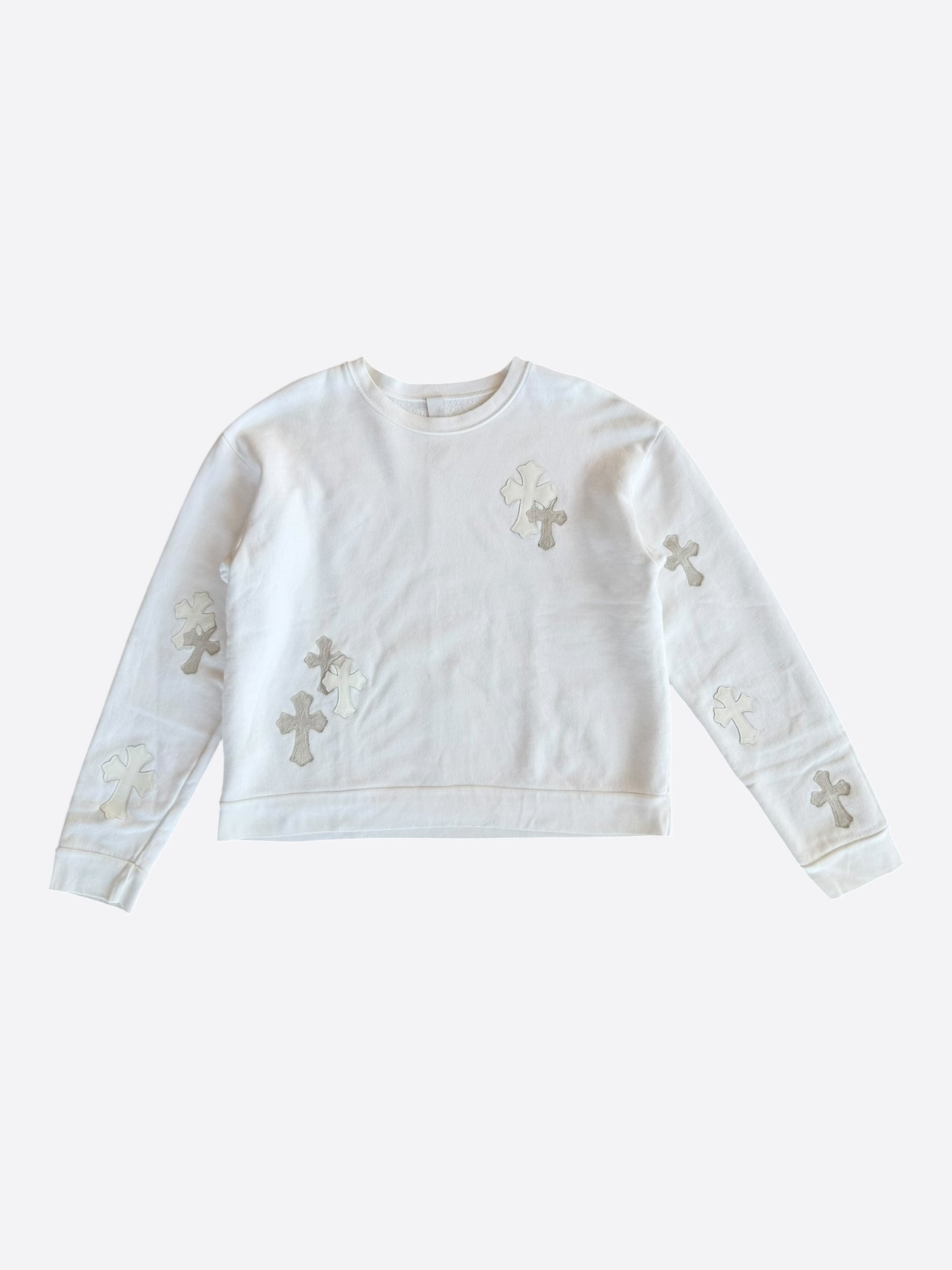 Chrome Hearts White Cross Patch Sweater