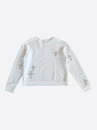 Chrome Hearts White Cross Patch Sweater